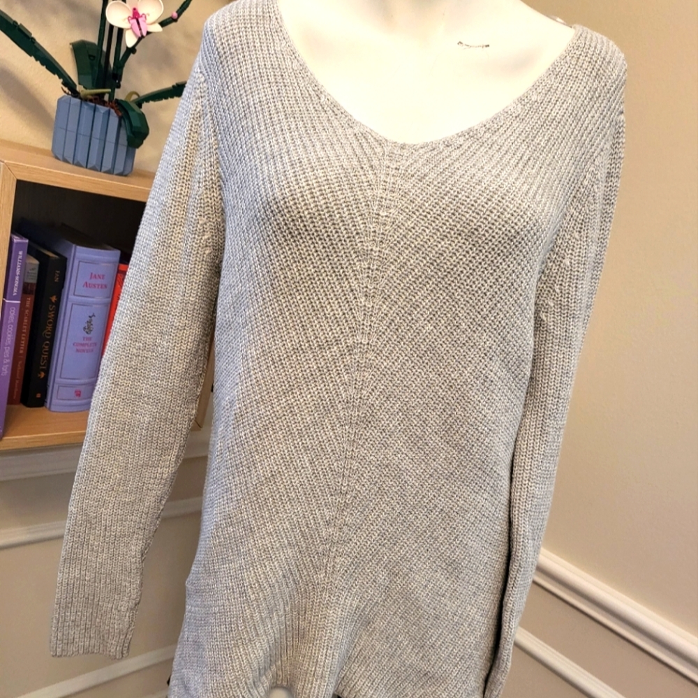 LARGE Gray Sweater